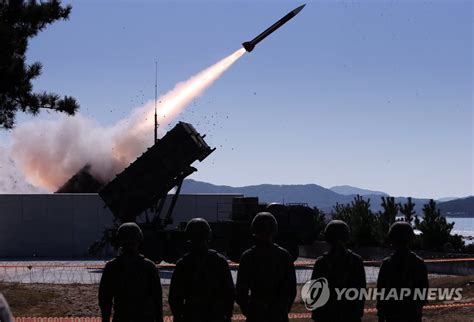 공군 방공유도탄 실사격대회패트리엇 발사 연합뉴스