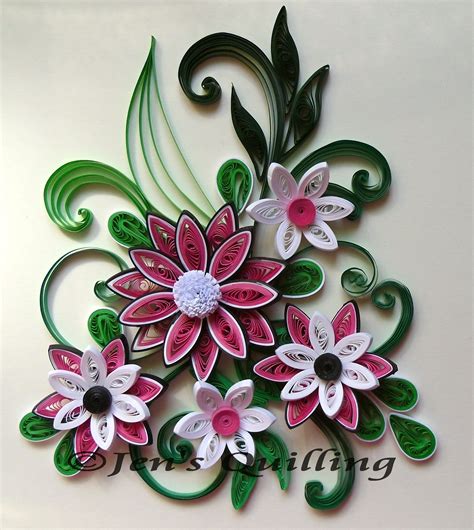 Quilled Flower Arrangement Quilling Flowers Tutorial Paper Quilling