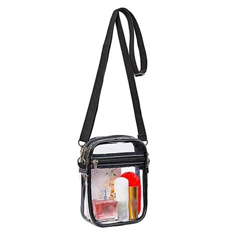 Clear Crossbody Purse Bag Clear Bag Stadium Approved Inner Pocket For