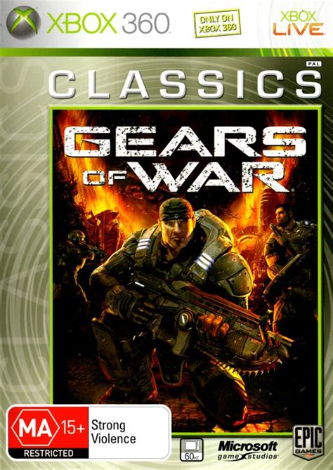 Gears of War (2006) Xbox 360 box cover art - MobyGames