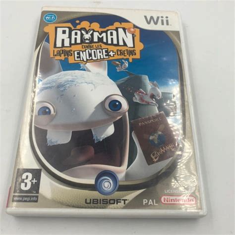 Jeu vidéo Rayman contre les lapins encore plus Cretins Nintendo Wii