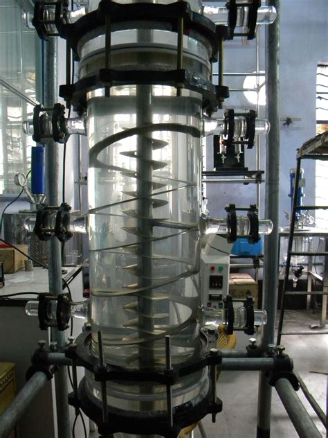 Glass Distillation Column