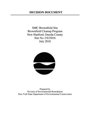 Fillable Online Fact Sheet Brownfield Cleanup Program The Town Of