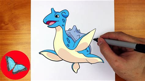 How To Draw Lapras Pokemon Step By Step Youtube