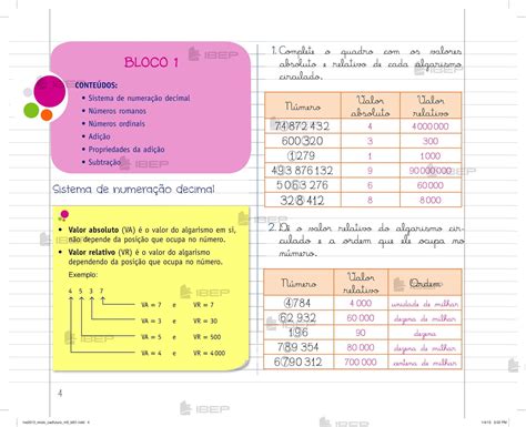 Caderno Do Futuro Ano Matem Tica Professor Atividades De Matem Tica