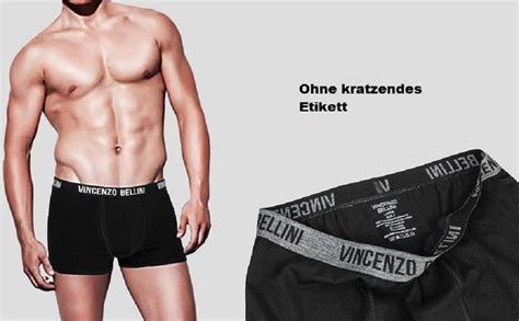 Vincenzo Bellini Hipster Boxershorts 8er 12er Pack Bequeme Und