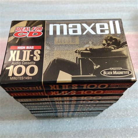 Maxell Xlii S Blank Audio Cassette Tapes Sealed Reverb