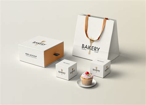 Free Bakery Branding Mockup Behance