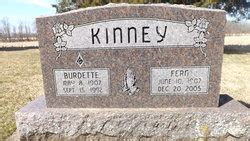 Burdette Charles Kinney 1907 1992 Memorial Find A Grave