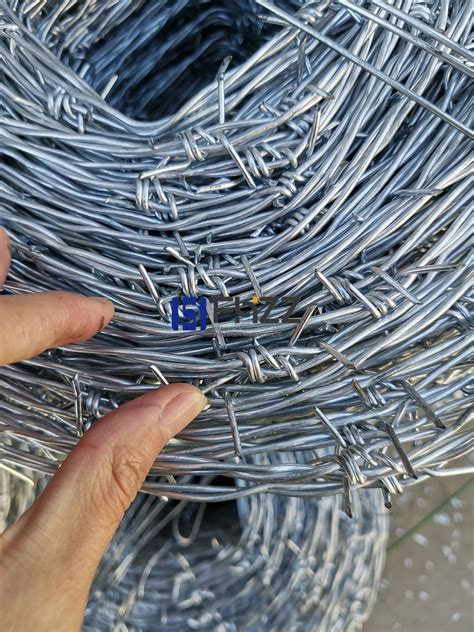 Hot Dipped Galvanized Double Twisted Seel Barbed Wire For High Security Chain Link Fence China