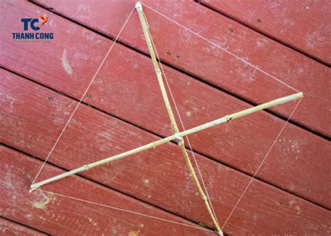 How To Make A Kite With Bamboo Sticks And Paper