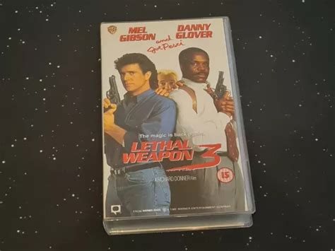 LETHAL WEAPON 3 Warner VHS Mel Gibson Danny Glover Joe Pesci 4