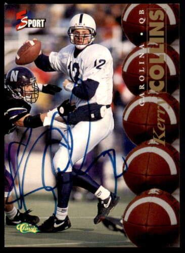 Kerry Collins Rookie Card 1995 Classic Five Sport Autographs 47 EBay