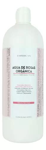 1 Litro De Agua De Rosas Orgánica Con Niacinamida Tipo De Piel Todo