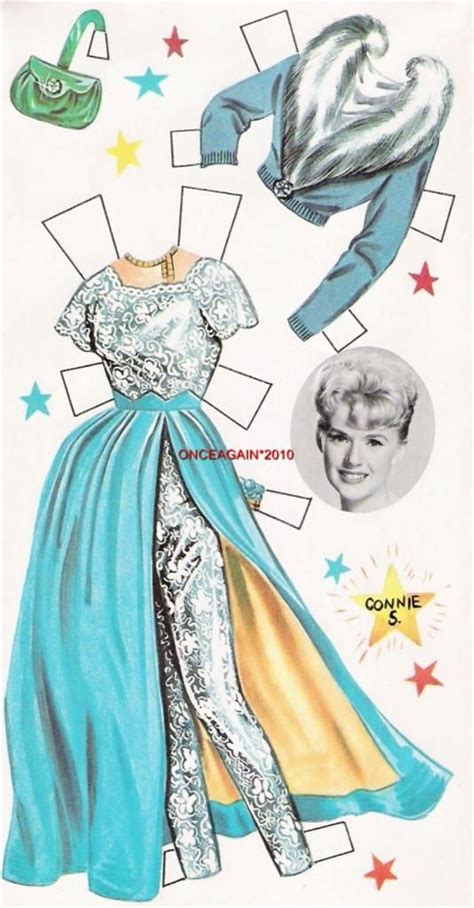 1961 Connie Stevens Paper Doll Clothes Ebay Paper Dolls Vintage