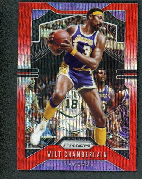 2019 20 Wilt Chamberlain Panini Prizm Red Wave EBay