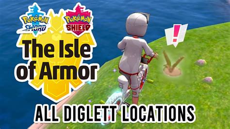 All Diglett Locations In Pokemon Sword And Shield Isle Of Armor Dlc