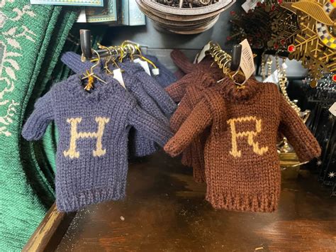 New Weasley Sweater Ornaments Arrive in the Wizarding World of Harry ...