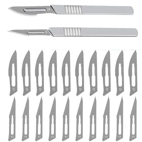 Blade Pcs Carbon Steel Surgical Scalpel Blades Pc Handle