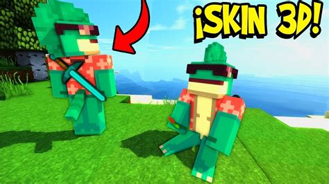 ¡COMO TENER TU SKIN 3D EN MINECRAFT! - YouTube