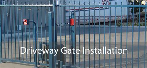 Driveway Gate Installation - Driveway Gate Opener Installation And Electric Driveway Gate ...