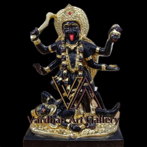 Black Traditional Marble Kali Mata Statue For Worship Size Feet