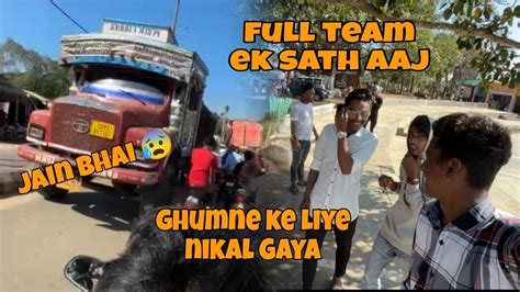 Full Team Ek Sath Aaj ️ Ghumne Ke Liye Nikal Gaya 🏍️ Full Enjoy All