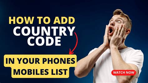 How To Add Country Code In Your Mobile Or Phone Numbers List Youtube