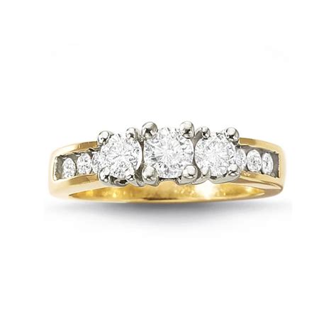 Love Lives Forever Certified Diamond 3 Stone Ring