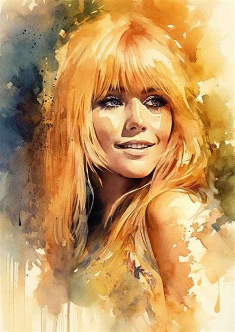 Suzanne Somers Digital Art By Thuy Dinh Thi Fine Art America