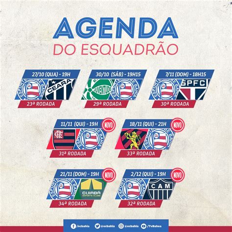 Cbf Detalha Mais Quatro Jogos Do Bahia No Brasileiro Veja As Datas