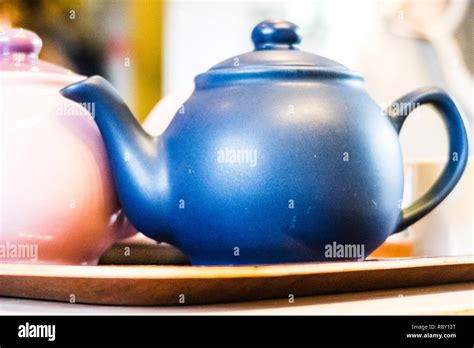 Blue Teapot Hi Res Stock Photography And Images Alamy