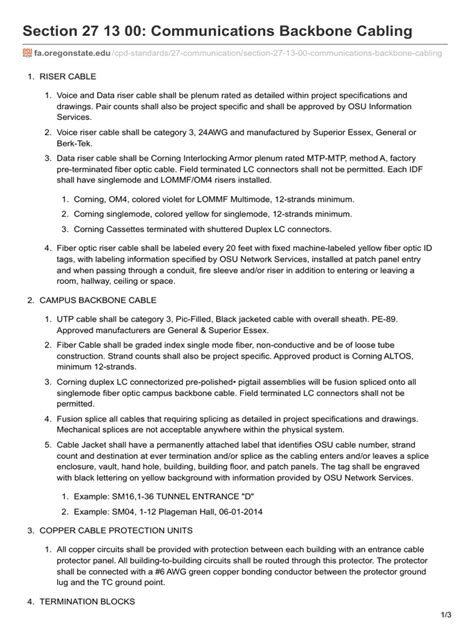 communications backbone cabling  optical fiber electricity