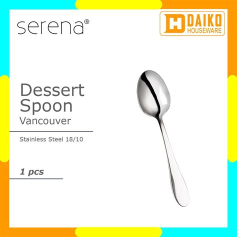 Jual Sendok Serena Vancouver Dessert Spoon Alat Makan Stainless Steel