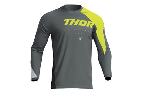 Maillot Thor Sector Edge Enfant Gris Acid Maxiscoot