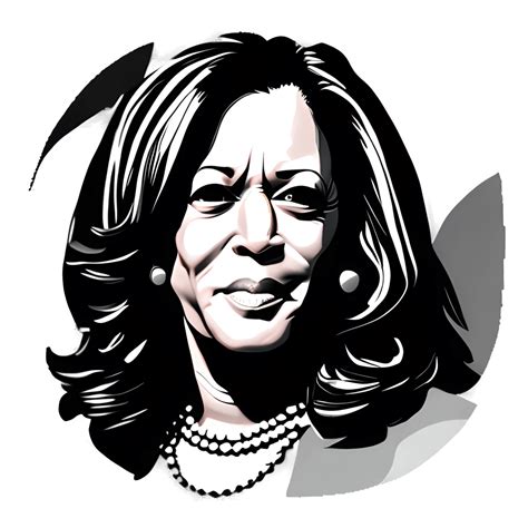 Kamala Harris Vector Graphic · Creative Fabrica