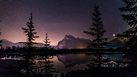 Night Lake 4K wallpaper | Laptop wallpaper desktop wallpapers ...