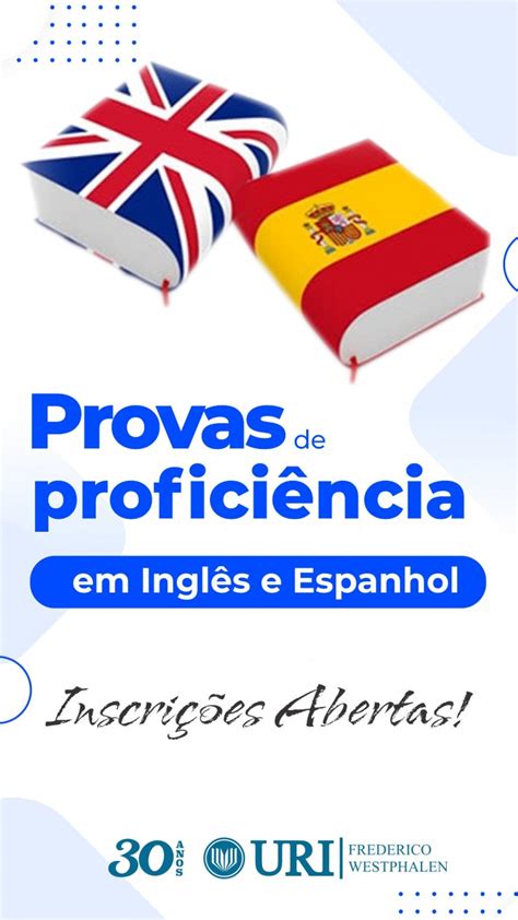 Abertas as inscrições para provas de proficiência em línguas