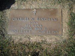 Charles Noble Bingham 1913 1971 Find A Grave Memorial