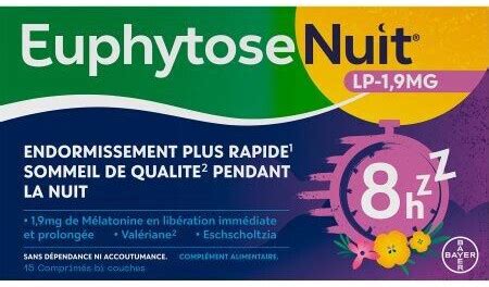 Bayer Sant Familiale Euphytose Nuit Lp Mg Les Soldes Arrivent Le