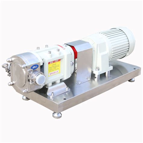 Stainless Steel Sanitary Food Rotor Pump Filling High Viscosity Fluid