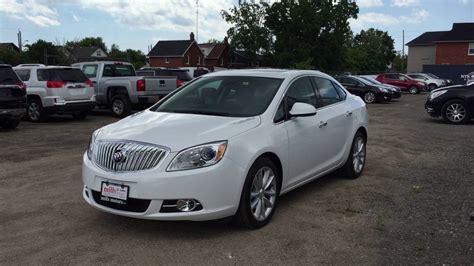 2016 Buick Verano Sedan Leather Fwd Sunroof Summit White Oshawa On