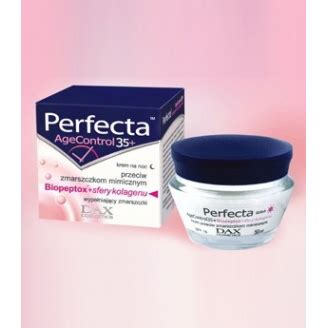 Dax Cosmetics Perfecta Age Control Biopeptox Krem Na Noc Przeciw