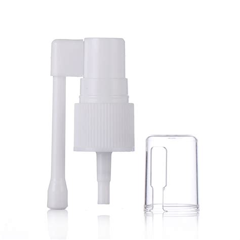 18 410 20 410 Plastic PP White Medical Long Nozzle Throat Oral Sprayer