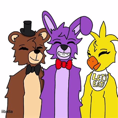 Freddy Bonnie Chica Drawing There’s 3 Of Us Shorts Bonnie Fbaf Freddy Chica Dhmis