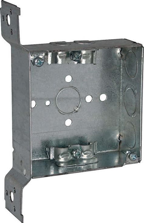 Raco 4 In Square Steel 2 Gang Junction Box Gray Ace Hardware