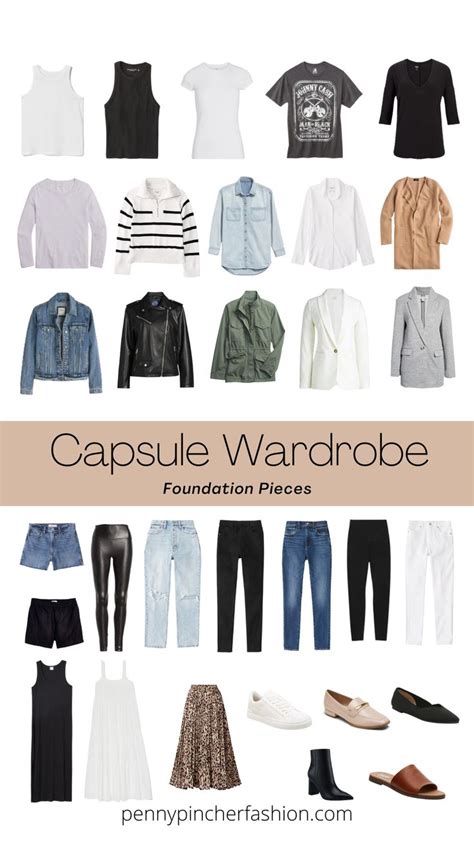 Capsule Wardrobe Checklist 30 Basics Penny Pincher Fashion Blog