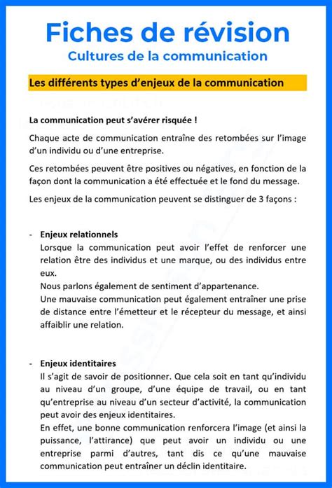 300 Fiches de Révision pour le BTS Communication PDF