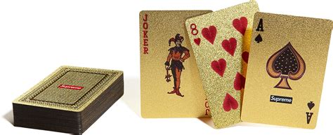 Gold Deck Of Cards Fall Winter 2013 Supreme