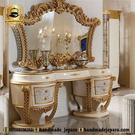 Meja Rias Rococo Model Klasik Mewah Jepara Handmadejepara